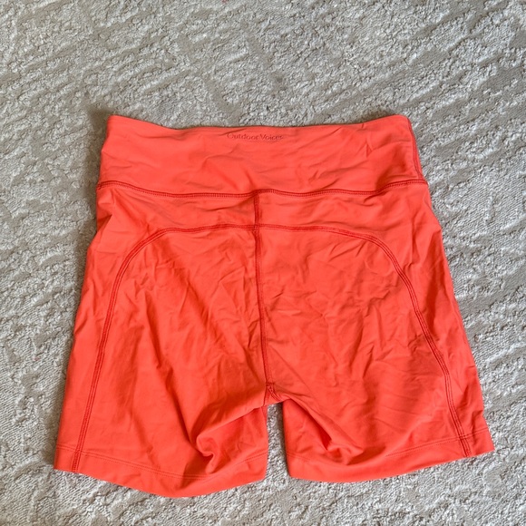 Outdoor Voices Women's Orange Athletic Shorts - Picture 4 of 4
